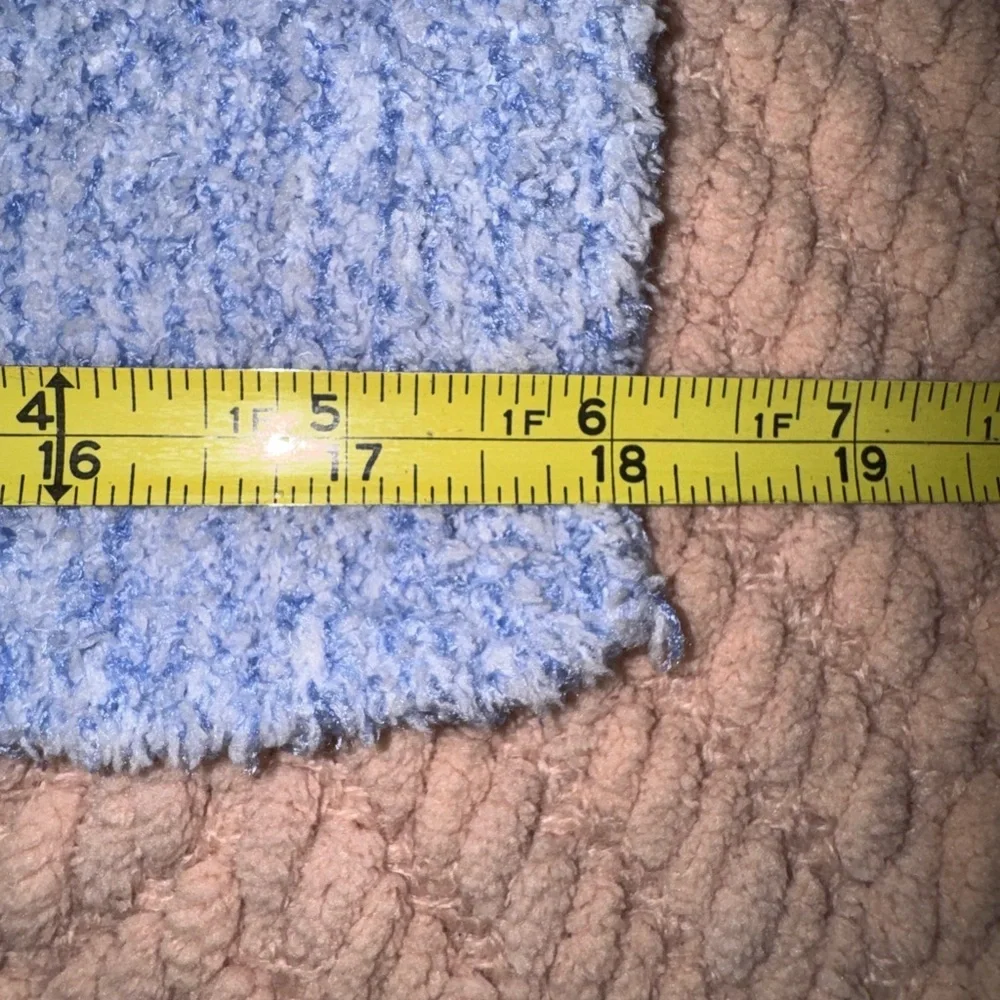 Softies Marshmallow Hooded Scarf Wrap Cardigan Caribbean Blue OS